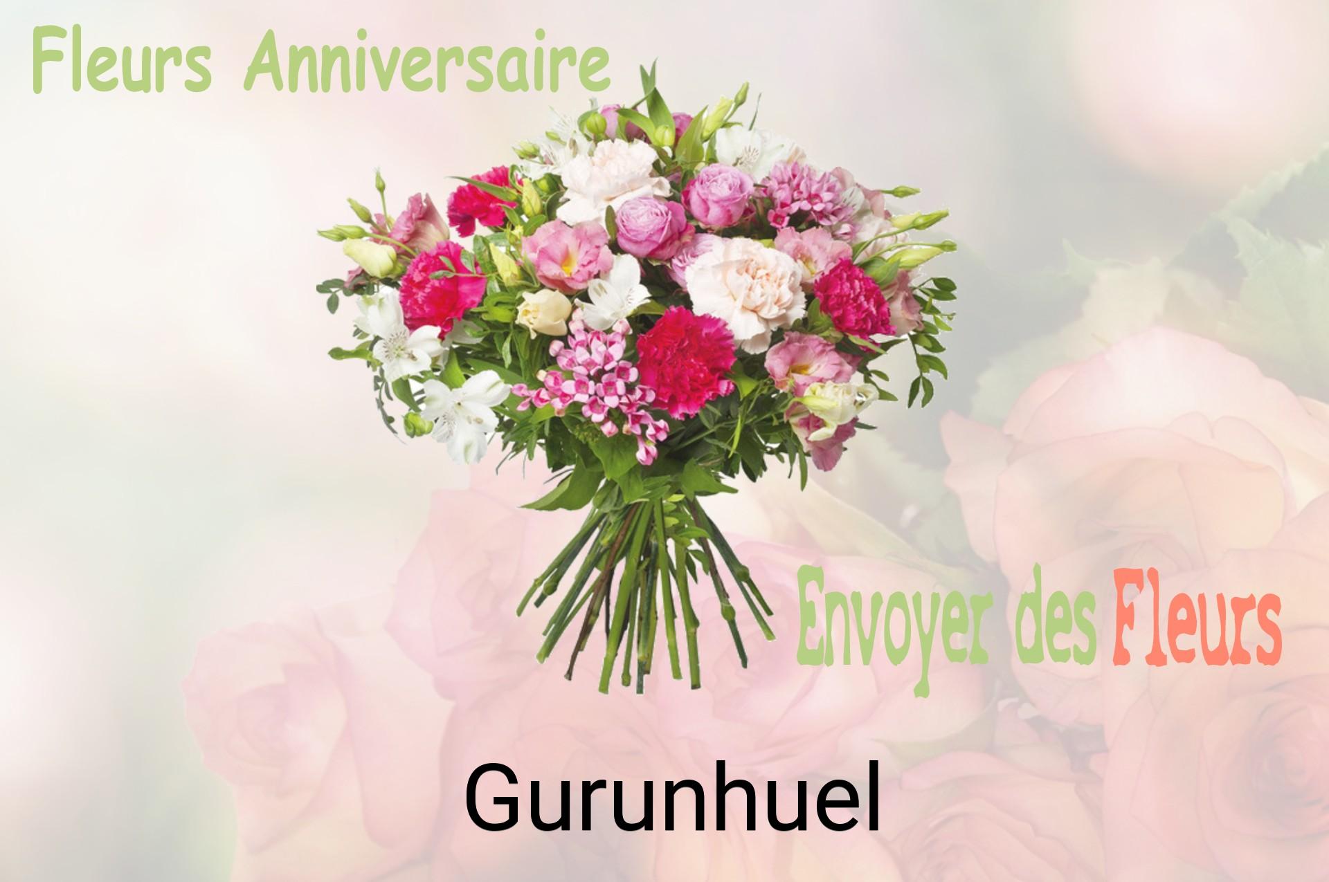 Bouquet de fleurs d’anniversaire livré à Gurunhuel