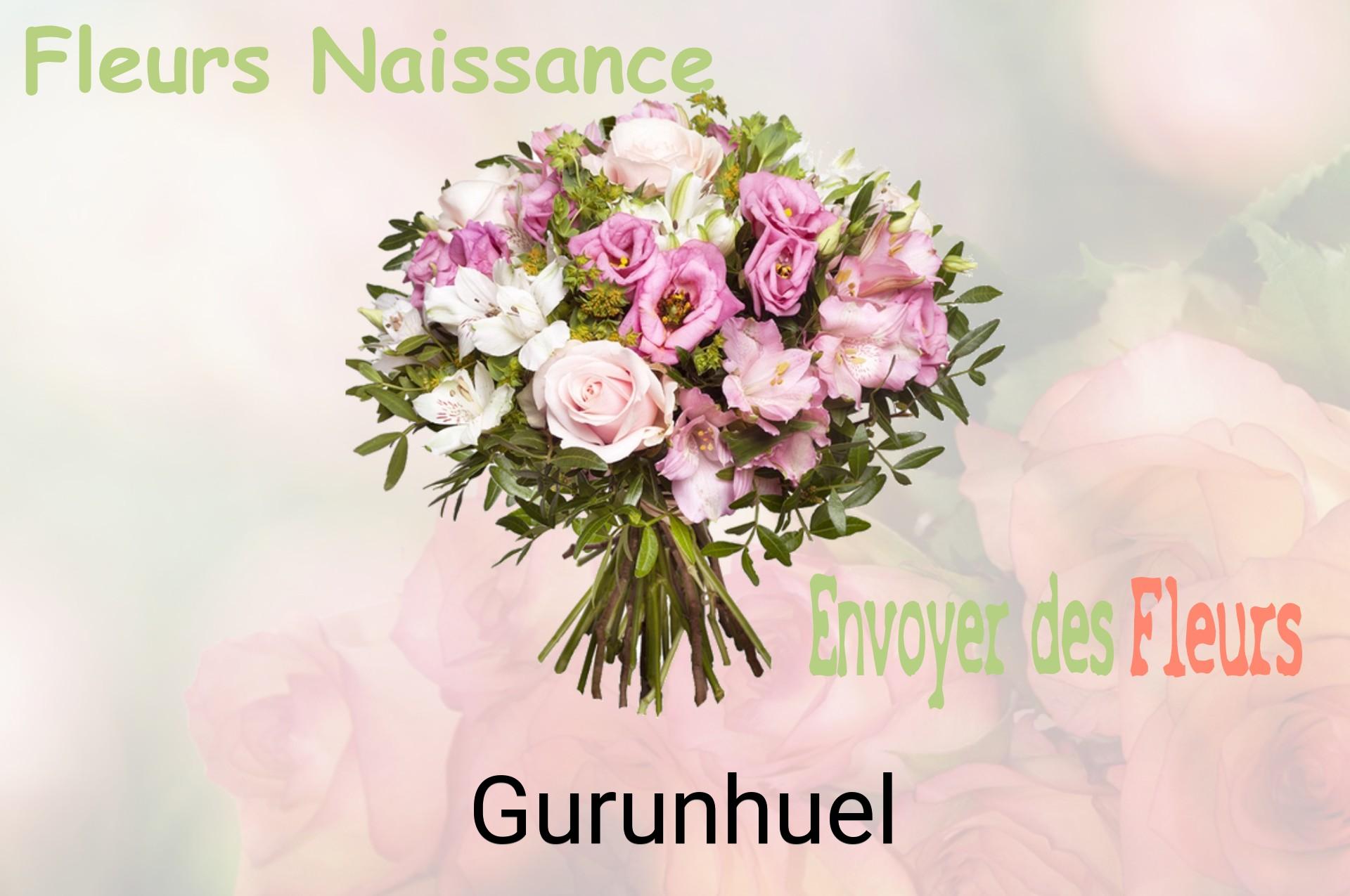 Bouquet de fleurs de naissance livré à Gurunhuel